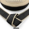 40866.12 Лента 38мм Ц:2 Чёрный