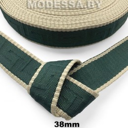 40866.12 Лента 38мм Ц:3 Зелёный