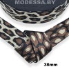 40866.124 Лента 38мм Ц:2 Коричн.-бежевый