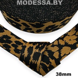 40866.124 Лента 38мм Ц:4 Коричнево-чёрный