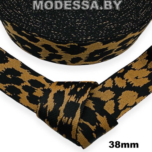 40866.124 Лента 38мм Ц:4 Коричнево-чёрный