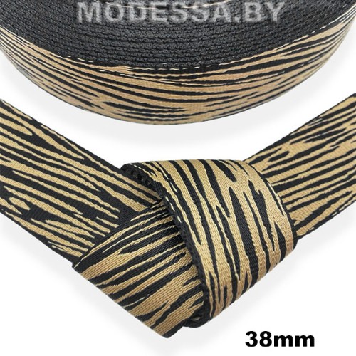 40866.125 Лента 38мм Ц:2 Бежевый