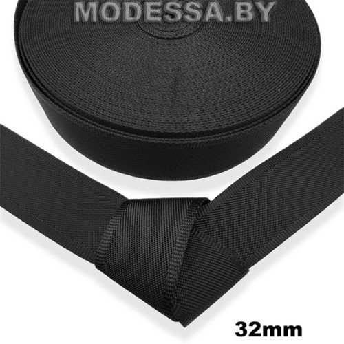 40866.132 Лента 32мм Ц:Чёрный 