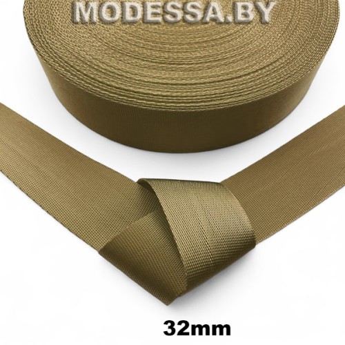40866 С. 05 Лента 32мм Ц:29 Св.Коричневый