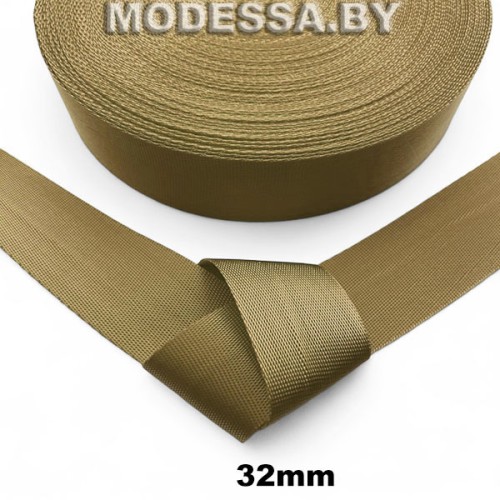 40866 С. 05 Лента 32мм Ц:29 Св.Коричневый
