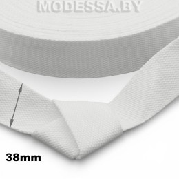 40866 С. 1 Лента 38мм Ц:206 Белый