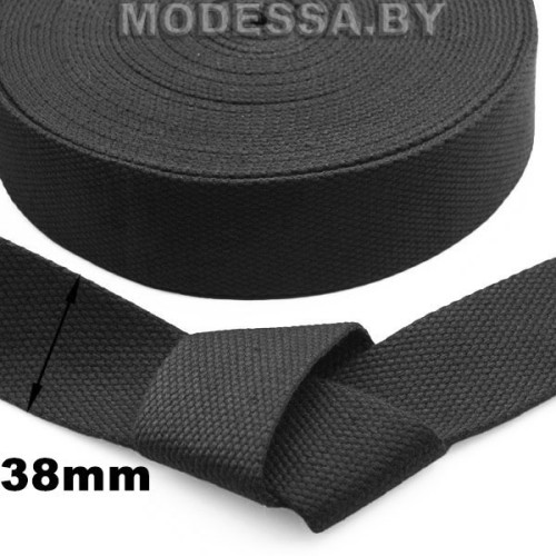 40866 С. 1 Лента 38мм Ц:Чёрный 