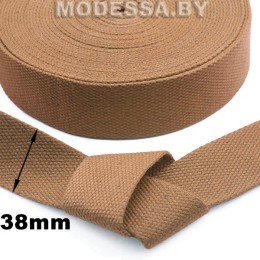 40866 С. 1 Лента 38мм Ц:212 Коричневый
