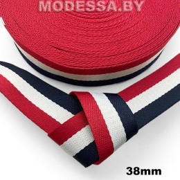 40867 С. 06 Лента 38мм Ц:2 Синий