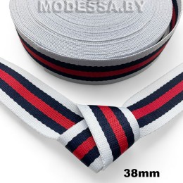 40867 С. 06 Лента 38мм Ц:Белый