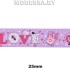 Лента дек. "LOVE" 25мм Ц:Фиолетовый