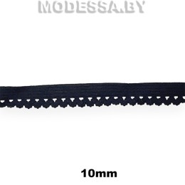 40896-330BL Лента эластичная 10мм Ц:Чёрный 