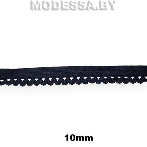 40896-330BL Лента эластичная 10мм Ц:Чёрный 