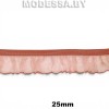 0157 CTZ Тесьма эласт. 25мм Ц:26 Терракотовый