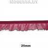 0157 CTZ Тесьма эласт. 25мм Ц:27 Бордовый