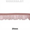 0157 CTZ Тесьма эласт. 25мм Ц:36 Розовый