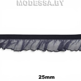 0157 CTZ Тесьма эласт. 25мм Ц:53 Синий