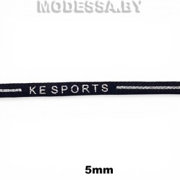 41355.2 Шнур текстильный 5мм Ц:Чёрный 