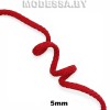 Шнур текстильный 5мм Ц:Красный 