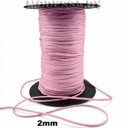 Шнур декоративный Ц:Тёмно-розовый