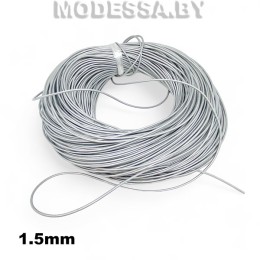 40954.15 Шнур кожаный 1.5мм Ц:1 Серый