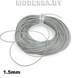 40954.15 Шнур кожаный 1.5мм Ц:10 Серый