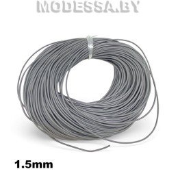 40954.15 Шнур кожаный 1.5мм Ц:11 Серый
