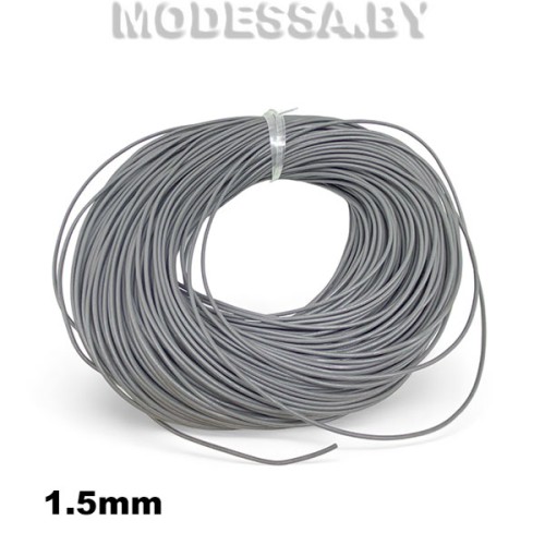 40954.15 Шнур кожаный 1.5мм Ц:11 Серый