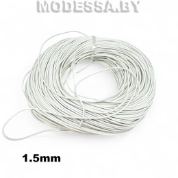 40954.15 Шнур кожаный 1.5мм Ц:2 Молочный