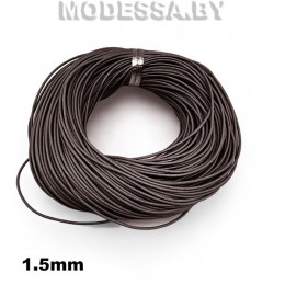 40954.15 Шнур кожаный 1.5мм Ц:5 Коричневый