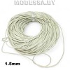 40954.15 Шнур кожаный 1.5мм Ц:6 Св.Бежевый