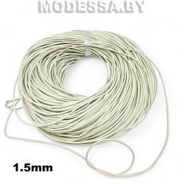 40954.15 Шнур кожаный 1.5мм Ц:6 Св.Бежевый