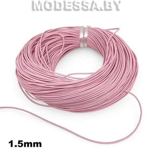 40954.15 Шнур кожаный 1.5мм Ц:7 Розовый