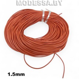 40954.15 Шнур кожаный 1.5мм Ц:9 Оранжевый