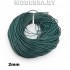 40954.2 Шнур кожаный 2мм Ц:5 Зелёный