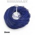 40954.2 Шнур кожаный 2мм Ц:8 Синий 