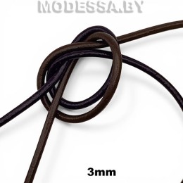 40954.3 Шнур кожаный 3мм 