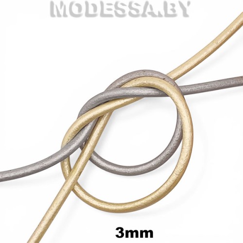 40954.31 Шнур кожаный 3мм 