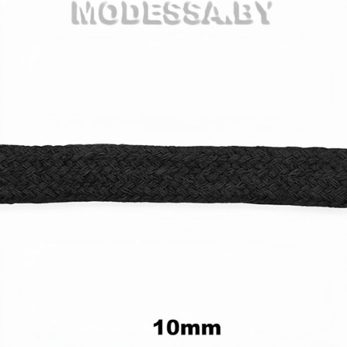 41355.36 Шнур хлопковый 10мм Ц:Чёрный 