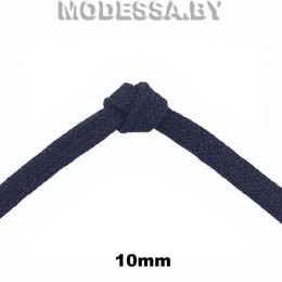 Шнур плетеный х/б 10мм Ц:Т.Синий 2