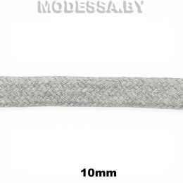 Шнур вязаный х/б 10мм Ц:Серый