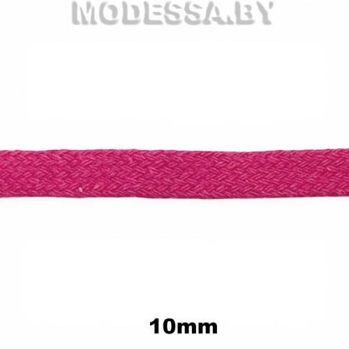 Шнур плетеный х/б 10мм Ц:Розовый