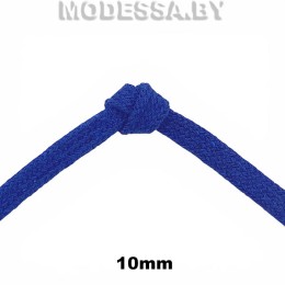 Шнур вязаный х/б 10мм Ц:Василёк 