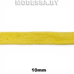 Шнур плетеный х/б 10мм Ц:Жёлтый 