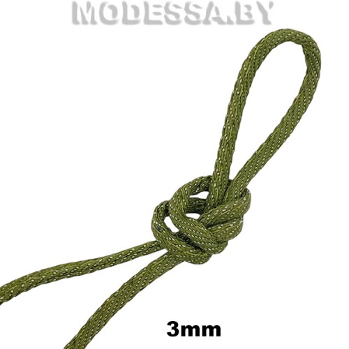 110 MF Тесьма 3мм Ц:1 Олива