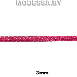 110 MF Тесьма 3мм Ц:Розовый 