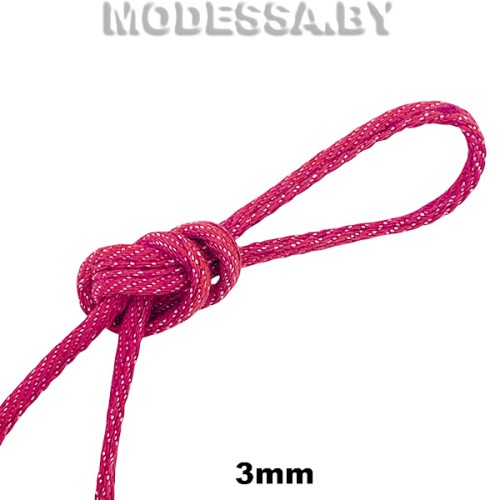 110 MF Тесьма 3мм Ц:Розовый 