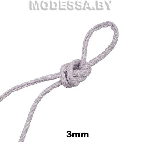 110 MF Тесьма 3мм Ц:Белый