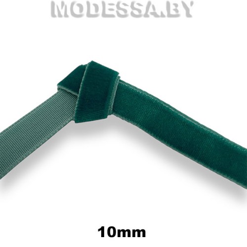 033А.16 Лента бархатная 10мм Ц:29 М.волна