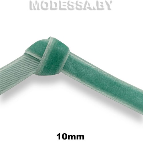 033А.16 Лента бархатная 10мм Ц:31 Мята